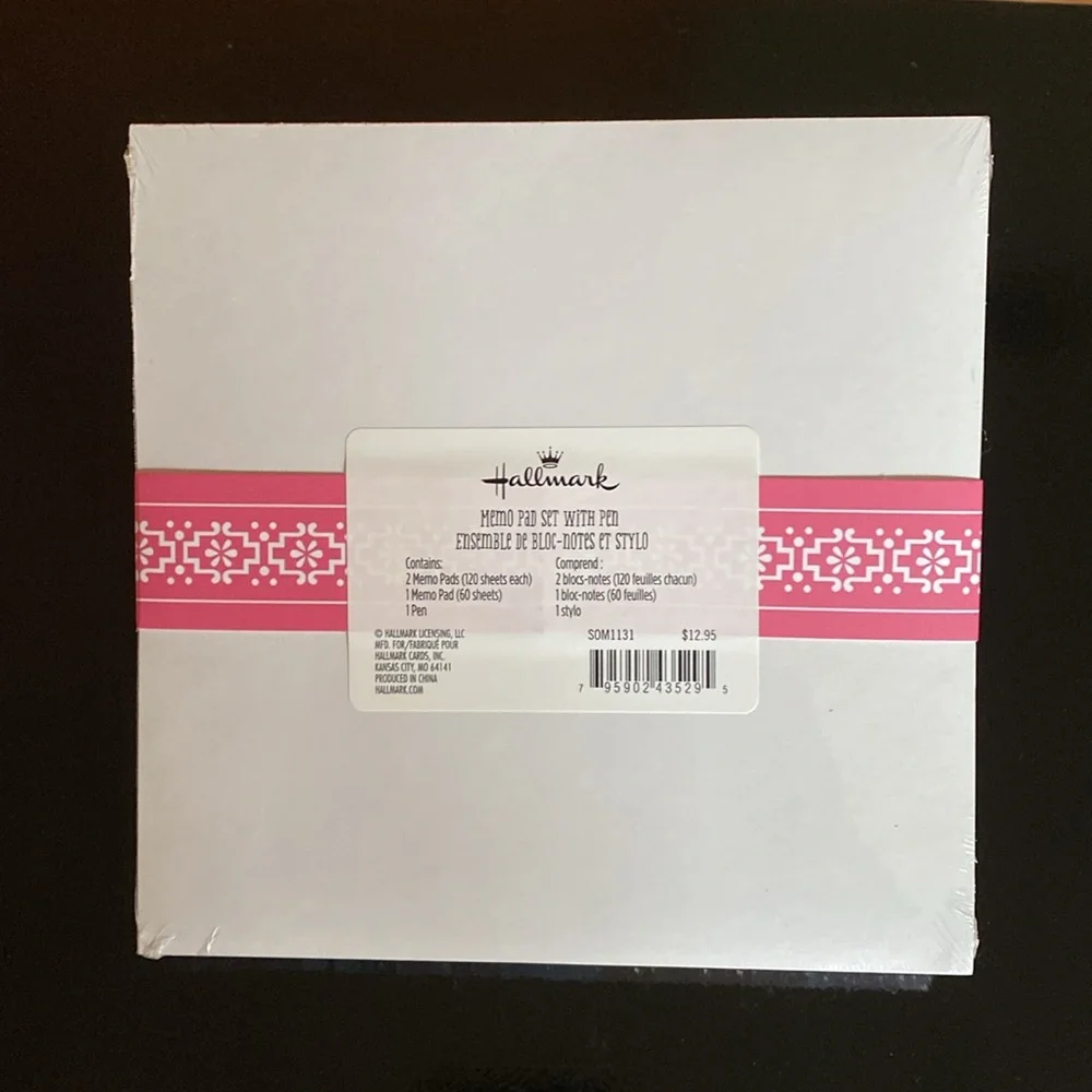 Pink Floral Hallmark Notebooks and Journal NWT